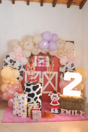 Decoración de granja de niña